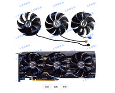 For EVGA RTX3060ti 3070 3070 ti 3080 3080 ti 3090 XC3 Graphics Card Cooling Fan