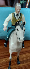 Vintage Hartland Plastics WYATT EARP and HORSE