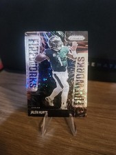 2025 Panini Prizm - Fireworks Jalen Hurts #5 No Huddle Prizm Philadelphia Eagles
