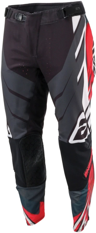 Answer 442511 Elite Xotic Pantalones Moto Talla 38 Crimson/Black - Imagen 1 de 1