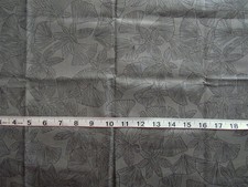 1/2 yd Cotton Fabric by Timeless Treasures, Greenish Grey with Foliage