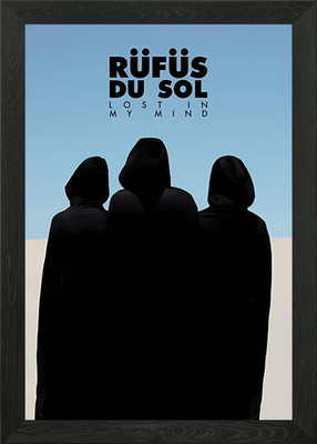 Rufus Du Sol Lost in My Mind Gerahmtes Wandbild Poster Leinwanddruck Bild