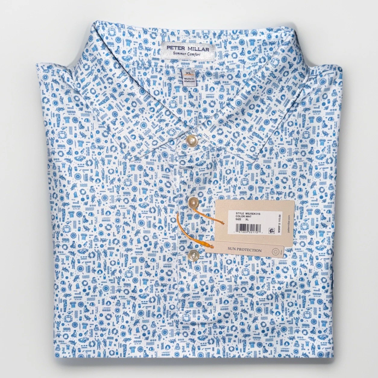 Peter Millar Crown Summer Comfort Performance All Over Logo Polo Shirt X-Large
Opens in a new window