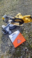 Dewalt DWS773-LX 110V 216mm Sliding Mitre Saw with new blade