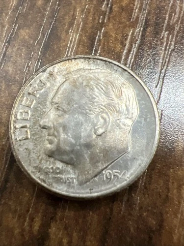1954 S Roosevelt Dime BU Uncirculated 90% Silver 10c US Coin