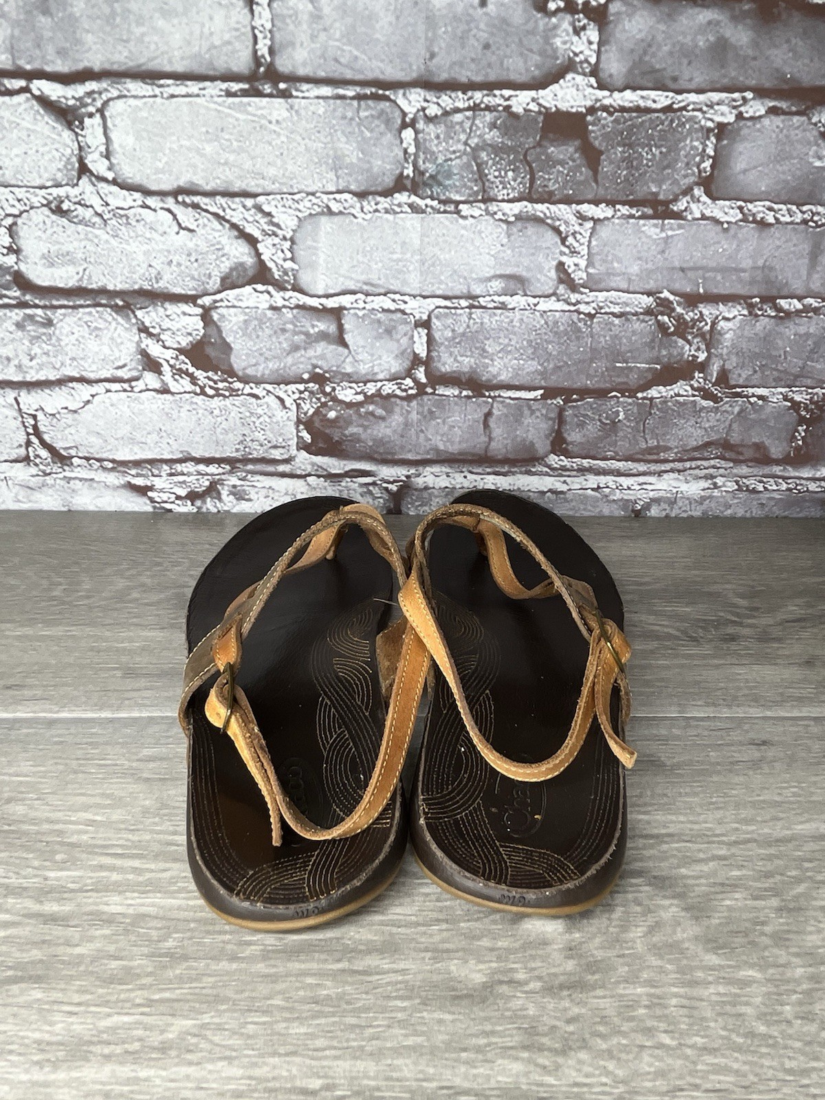 CHACO Bronze Maya II Java Brown Leather Slingback… - image 4