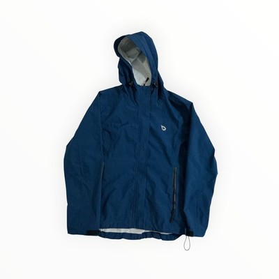 BALEAF Womens Rain Jacket Waterproof Lightweight Hooded Blue XS Outdoor Shell