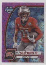 2024 Bowman U Chrome Fuchsia Mini-Diamond Refractor 4/125 Ricky White III 1b03