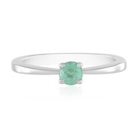 Cavill Silberring Damen 0,23Ct Smaragd Rundschliff Sterlingsilber- Echtschmuck