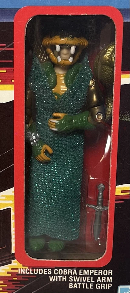 GI Joe “Serpentor, Cobra Emperor w/ Air Chariot” Cobra (vintage 1985) ~NEW - Image 2 of 4