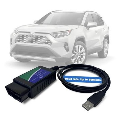 ELM327 OBD2 USB Diagnostic Cable Adapter with FT232RL FTDI2480 Chip | Elm327