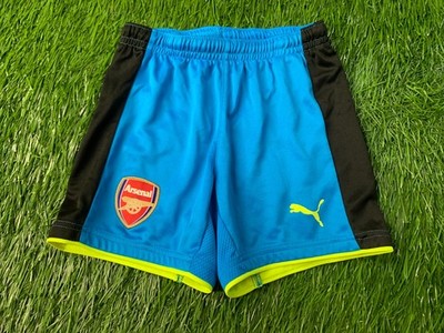 ARSENAL LONDON 2016/2017 FOOTBALL SHORTS GOALKEEPER PUMA ORIGINAL SIZE YOUNG S