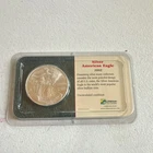U.S. Mint American Eagle 2002 1 oz Silver Coin 0.9993 Business Strike