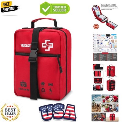 400 Piece Large First Aid Kit  Emergency Kits for Home, Office, Car, Outdoor,...