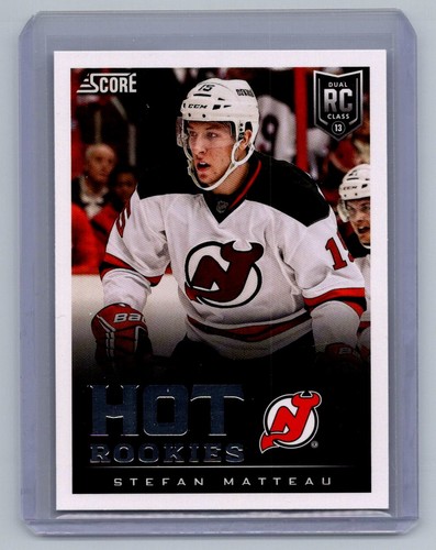 2013 Score #640 Stefan Matteau Hot Rookies RC