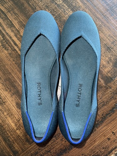Rothys Womens Size 9 Flats Emerald Green RARE | eBay