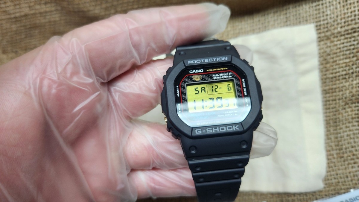 CASIO G-SHOCK DW-5040PG-1JR 40th Anniversary Mens Watch Black Tags