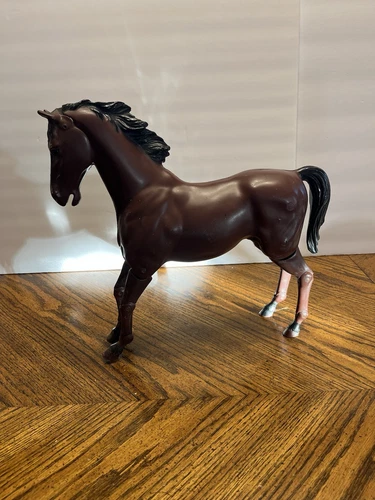 Vintage Louis Marx Comanche Cavalry Horse From Fort Apache Fighters Series