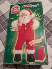 Rock a Long Singing & Dancing Santa Christmas Time Vintage 1999 Pre-owned