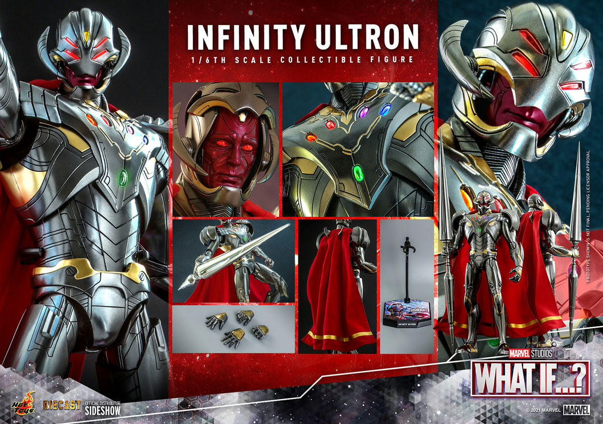 【最安値】Hot Toys 1/6 インフィニティ ウルトロン フィギュア Hot Toys HT Marvel What if… ? Infinity Ultron DIECAST 1/6 Scale