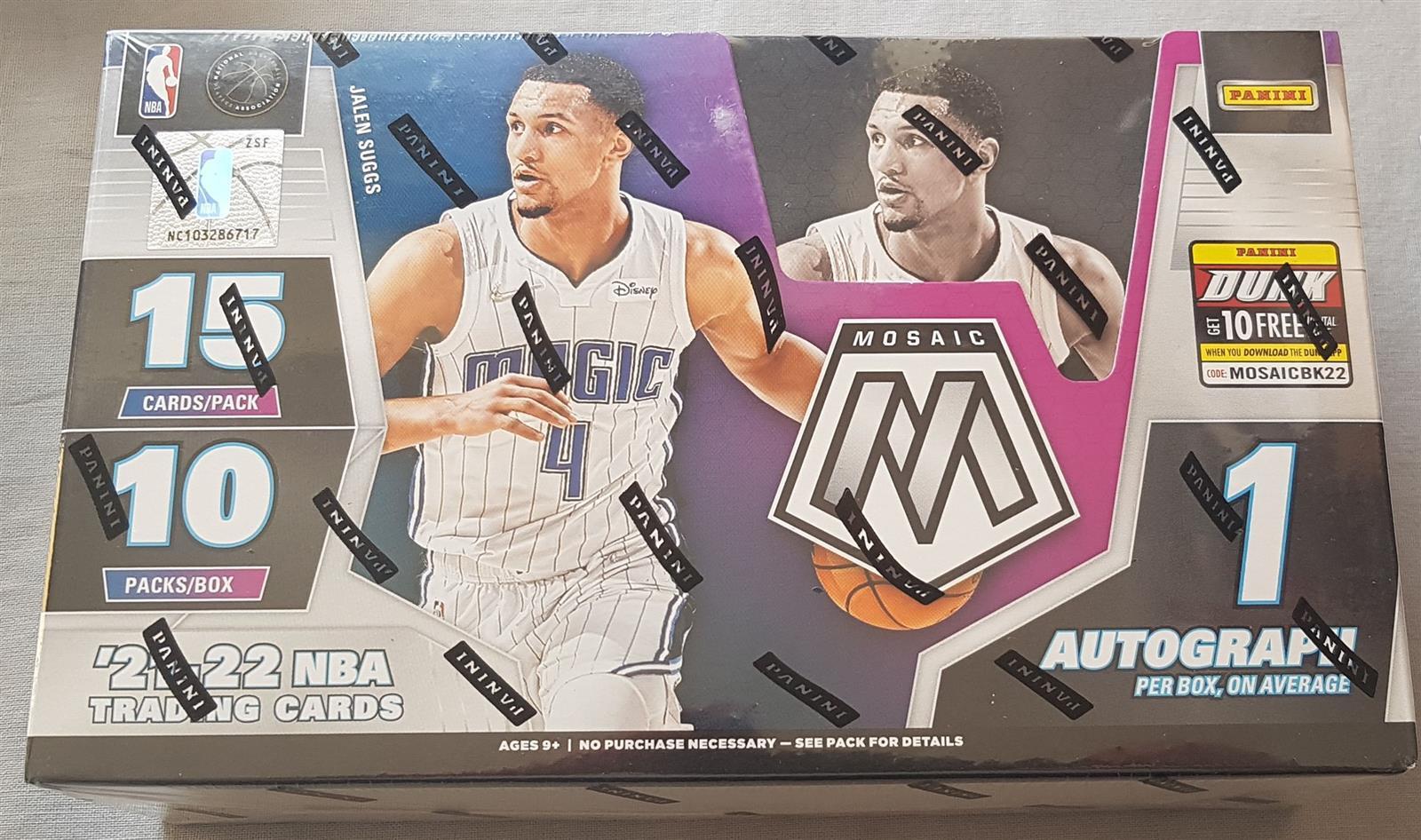 Panini Mosaic Hobby 2021-22 NBA Basketball Box