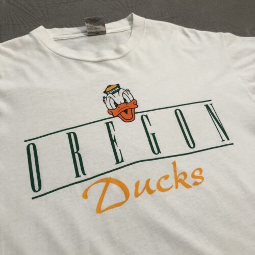 Vintage Oregon Duck Long Sleeve Large Single Stitch UofO Ducks - Picture 2 of 7