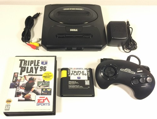 Sega Genesis Model 2 MK-1631 Console w/ 1 Controller + Cables + Game - Tested - Bild 1 von 19