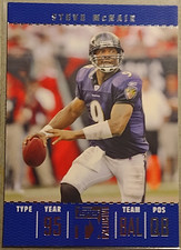 Steve McNair 2007 Topps TX Exclusive Football #18 Baltimore Ravens