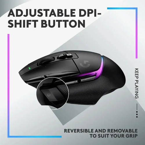 Logitech G G502 X Plus LIGHTSPEED Wireless RGB Gaming Mouse (Black) - READ - UD - Afbeelding 4 van 4