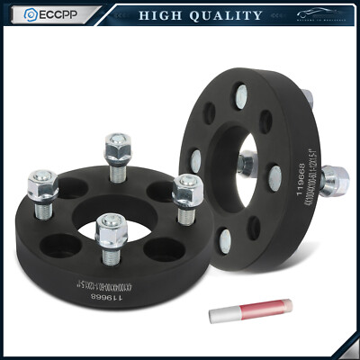2Pcs 1'' 25mm 4x100 Wheel Spacers For Toyota Corolla Echo Mazda Miata Honda Civic