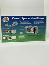 V1d Underaire Crawlspace Ventilator Fan Moisture Mold Reducing Easy To Install