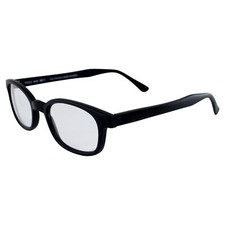 X-KDs Motorcycle Riding Glasses Matte Black Frame Clear Lens