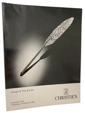 Christies East Antique and Fine Jewelry Auction Catalog October 5, 1989
