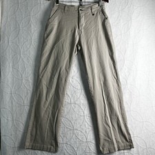 Vintage Rockies Beige Bareback Pants Womens 10 30x31 Western Wide Leg Cotton