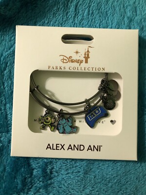 Alex And Ani Monsters Inc Bracelet 2 Piece Set NIP Sully & Mike Monsters Uni