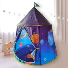 Play Tent for Kids Gaming, Bright Color Space Galaxy Playhouse Indoor & Outdoor