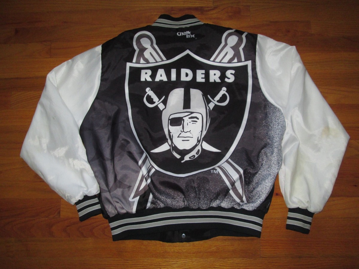1991 Vtg 90s Los Angeles Raiders CHALK LINE Fanimation