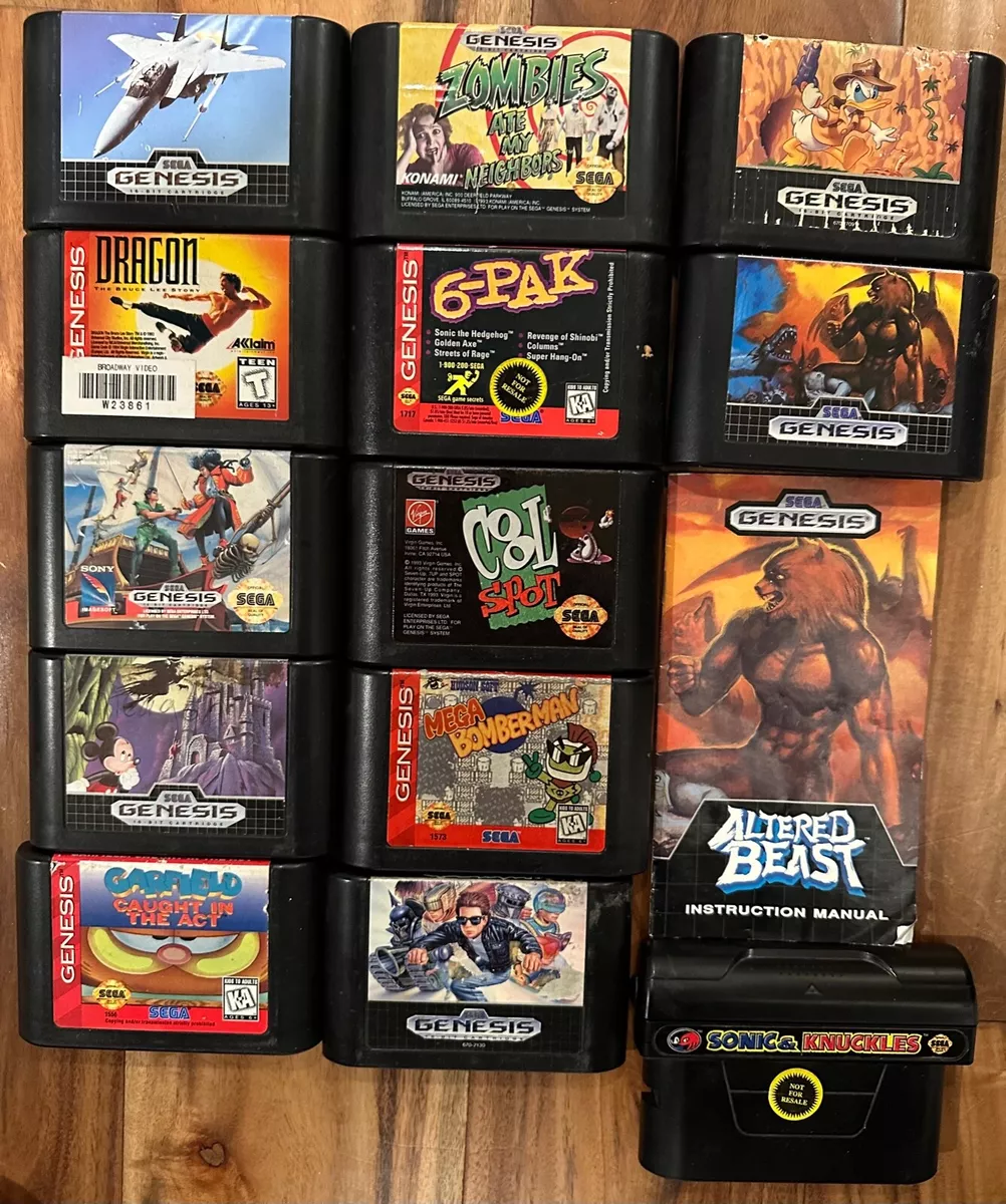 Sega Genesis Games S - Z TESTED