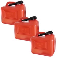 3xKanister 20L ROT PE Füllstand Benzinkanister Dieselkanister Kraftstoffkanister