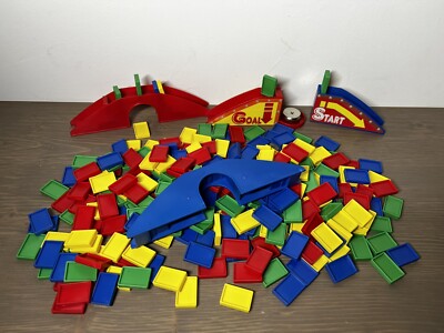 Domino Kinderspielzeug Speed Rally DominoRun Steine Legespiele, über 250 Teile