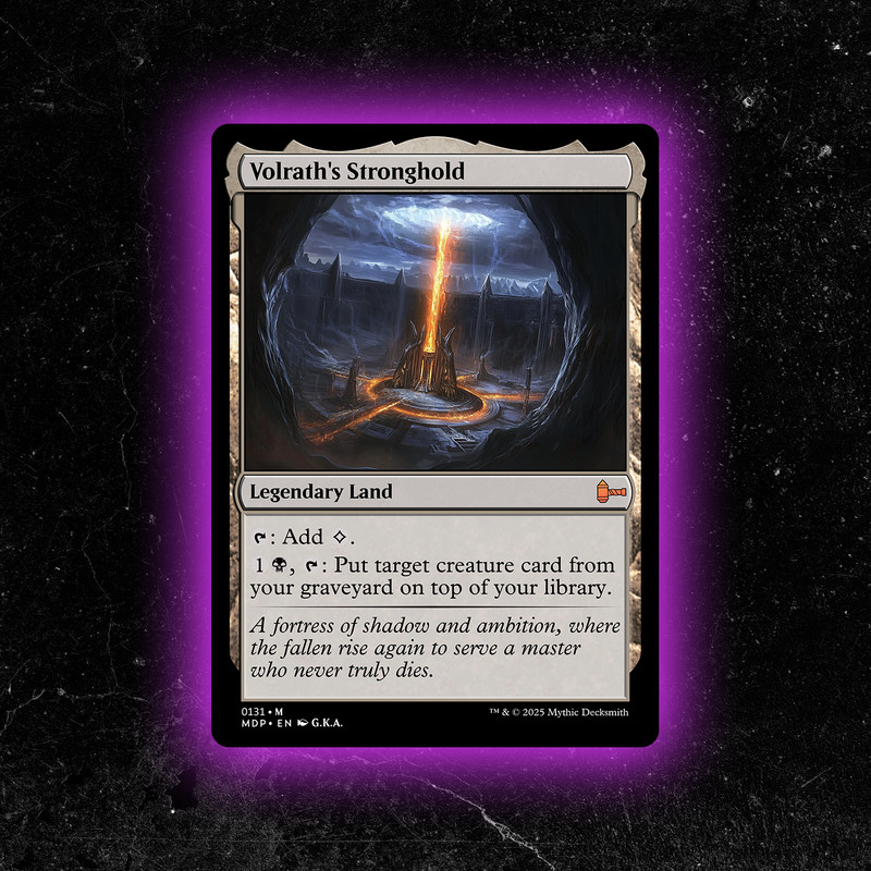 Volrath's Stronghold - Custom Magic: The Gathering Card - High-Quality