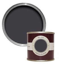 Farrow & Ball Estate Matt Emulsion Paint Paean Black - Tester 100ml (No. 294)
