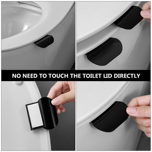 6PCS Practical Toilet Lid Lifter Durable Home Bathroom Toilet Lid Handle - Imagen 2 de 11