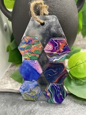 6 PC 1" 25mm Hexagon Fridge Classroom Board Magnet Set New Free Ship 66