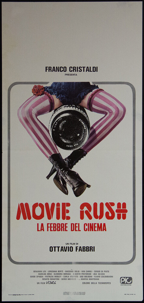 Locandina originale film Movie Rush - La febbre del cinema (1976) - Regia di Ottavio Fabbri