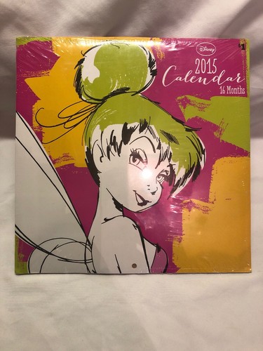 15 Disney Tinkerbell 16 Month Wall Calendar Sealed 10 X 10 Ebay