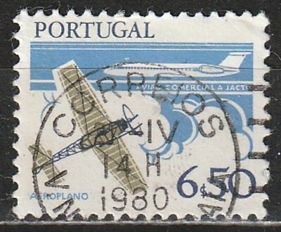 Portogallo 1980 Monoplane and B.A.C. One Eleven airliner - Aereo | Vetture