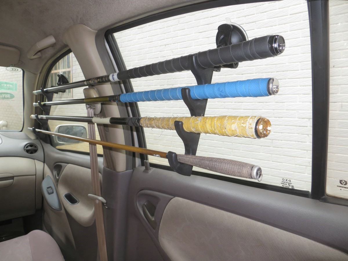 suction cup fishing rod holder for car Car/Truck/SUV Suction Cup Fishing Rod Holders One Pair – EASY INSTALL