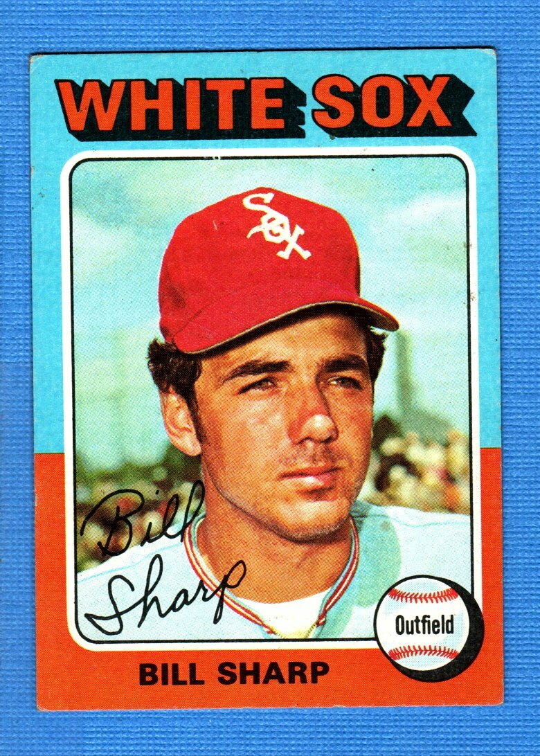 1975 Topps Mini #373 Bill Sharp VGEX White Sox
