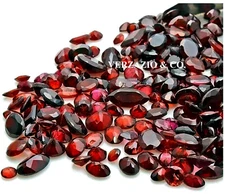 25+ CARAT GARNET GEM LOOSE GEMSTONE MIXED LOT NATURAL LOOSE GARNET GEM GEMSTONES